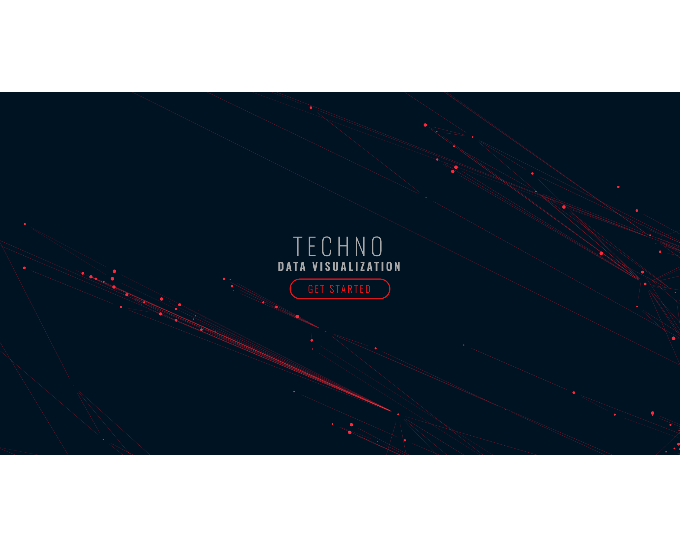 Computer Banner Red Dark Red Technology Particles Banner