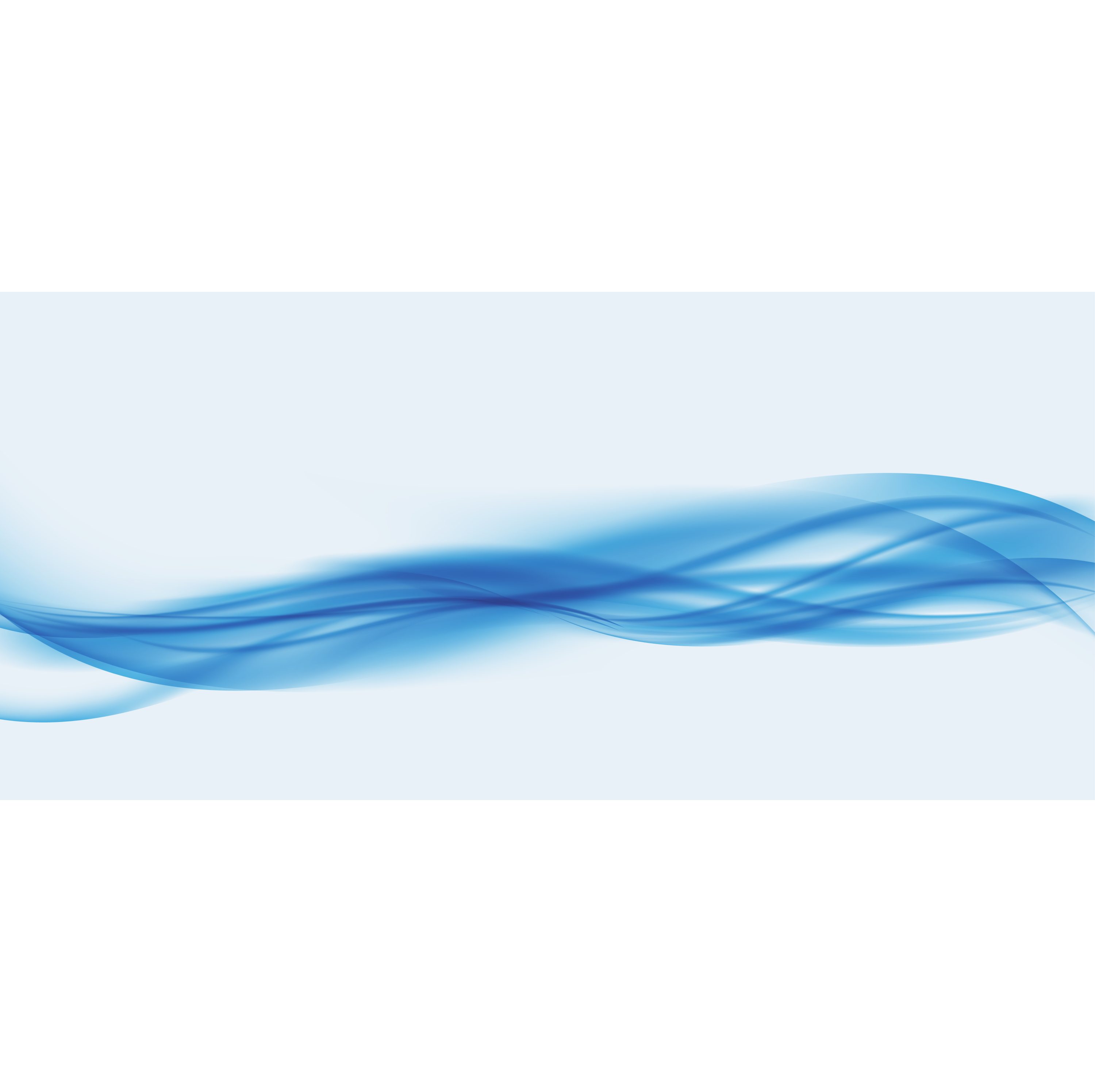 Elegant Blue Smooth Wave Banner Design Free Vector