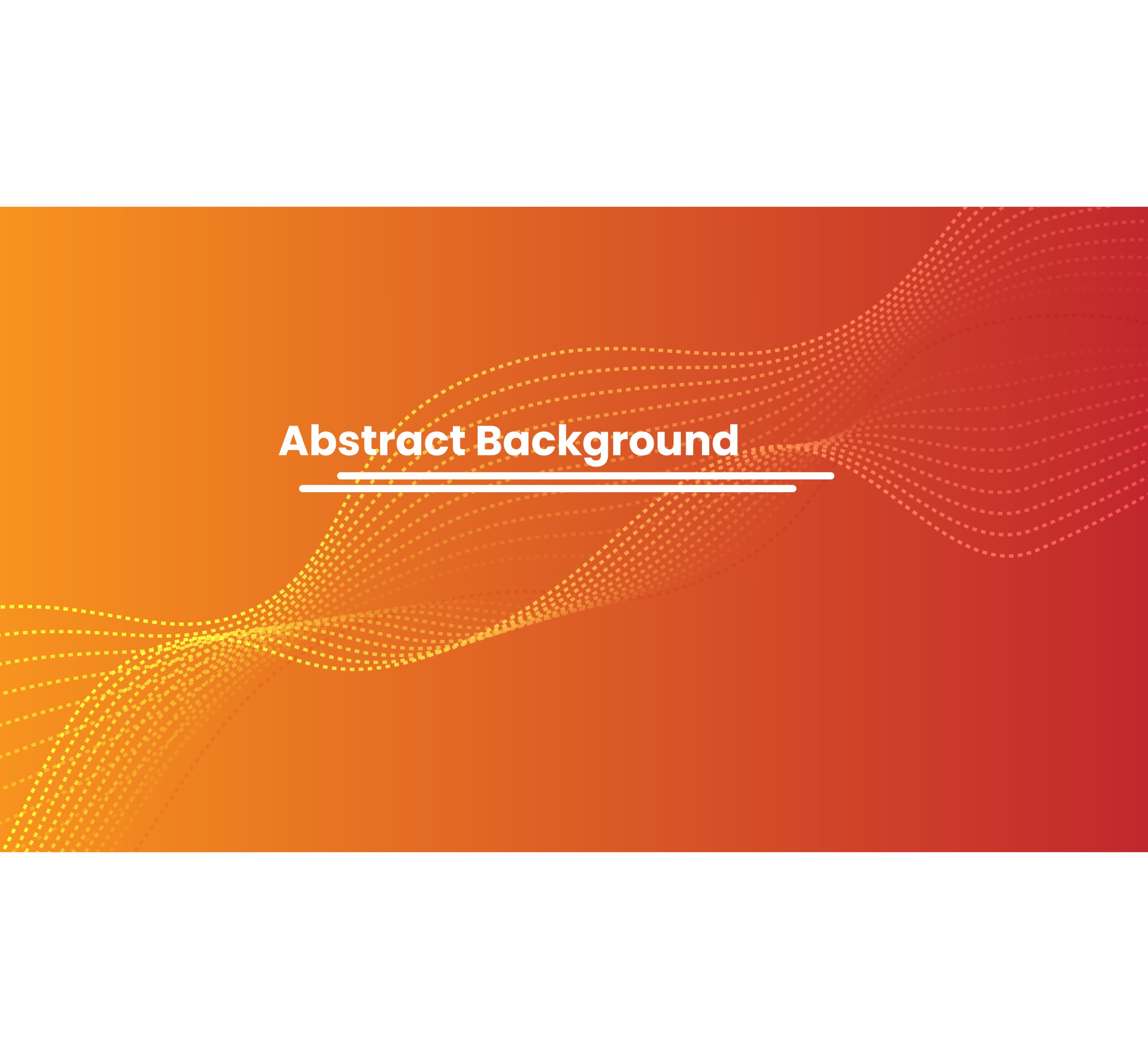 Orange Gradient Dynamic Halftone Wave Design Free Vector