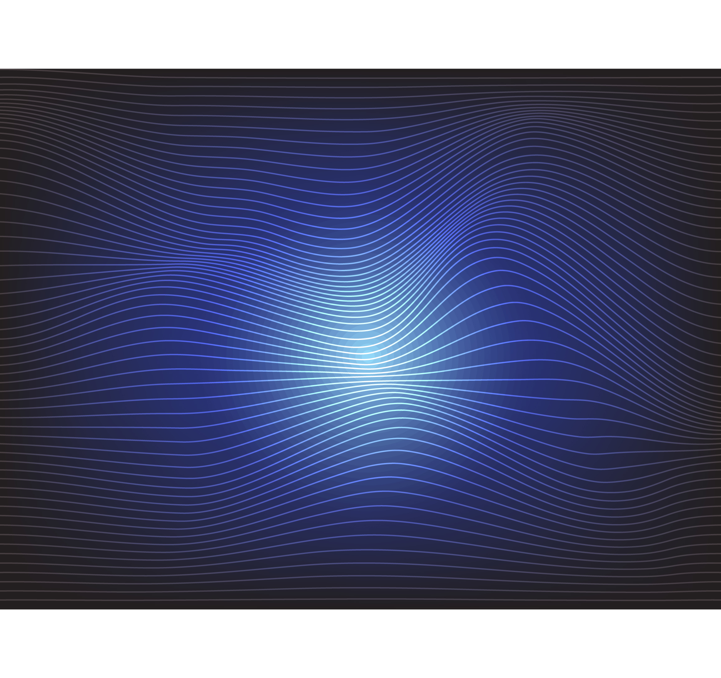 Dark Blue Dynamic Glowing Wave Grid Digital Design Free Vector